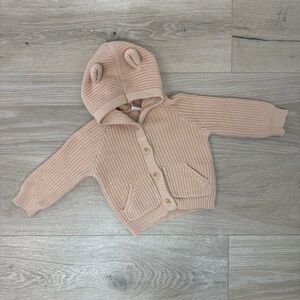 Jamie Kay Cream OG Bear Knit Cardigan